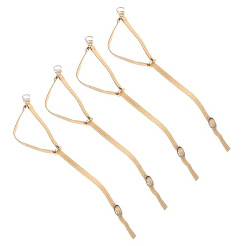 Holibanna 4 Stück Teiliges Abnehmbare PU High Heel Schuhriemen Verstellbare Anti rutsch Bänder für Damen Sorgt für Sicheren Halt bei Events Arbeit und Alltag Elegantes Design für von Holibanna