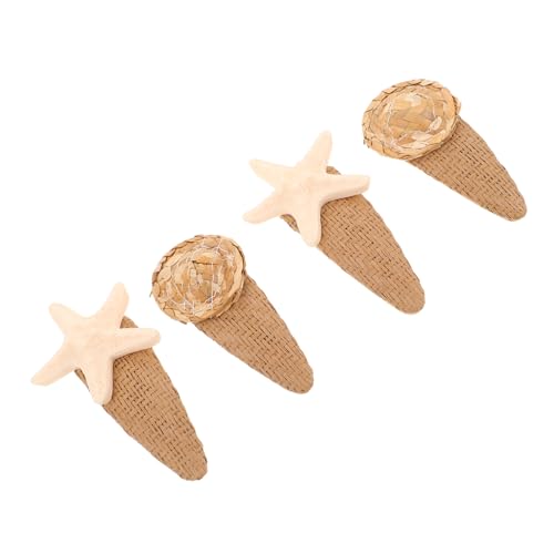 Holibanna 4 Stück Teiliges Meerjungfrau Haarclip Set mit Prinzessin Muschel Design Leichte Langlebige Strand Haarspangen für Mädchen und Frauen Geeignet für Haartypen für Sommerurlaub und von Holibanna