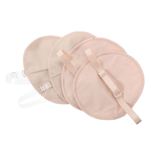 Holibanna 4-teilige Schweißabsorbierende Pads: Atmungsaktive, Schnell Trocknende Achselpflaster, Wiederverwendbare, Unsichtbare, Saugfähige Achsel- Und Armschützer Für Frauen von Holibanna