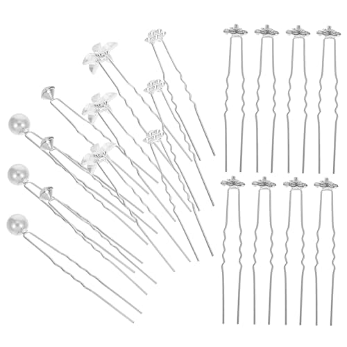 Holibanna 40stücke Perlen Strass Haarnadeln Für Braut Floral Design Hochzeit Haarspangen Leicht Und Komfortabel Für Hochzeitsfrisuren Und Feste von Holibanna