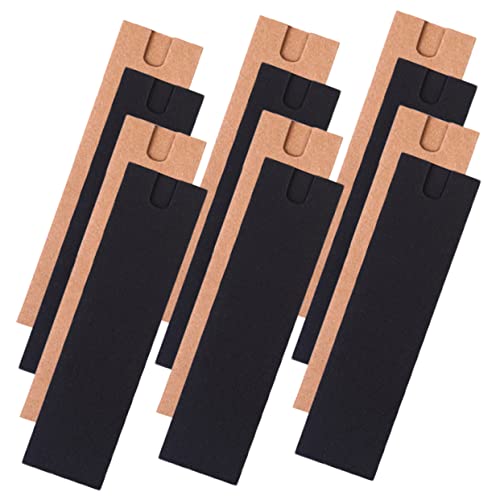 Holibanna 40stücke Teiliges Hochwertigem Papier-stiftetui Geeignet Für Einzelstifte Stifthalter Und Schreibwaren-organisierer Für Schule Und Büro Schwarzem Und Braunem Design von Holibanna