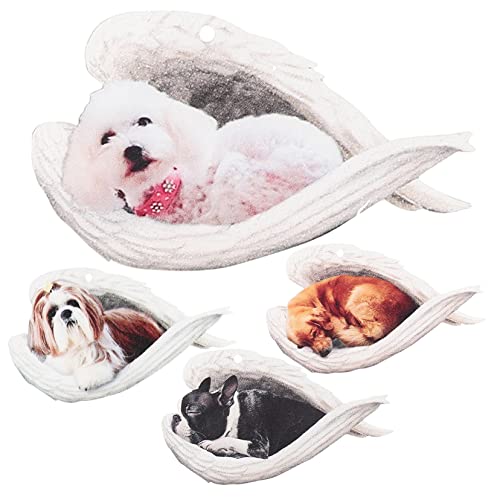 Holibanna 4stücke Welpen Anhänger Hund Hänge Charme Dekorative Hund Anhänger Schlüsselanhänger Taschenanhänger von Holibanna