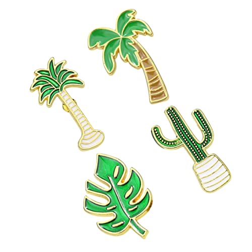 Holibanna 4Stücke Kreative Baumform Broschen Abzeichen für Kleidung Pullover Taschen Anzüge Hochwertige Langlebig Valentinstag von Holibanna