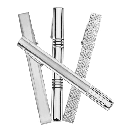 Holibanna 4stücke Krawattenset Für Herren Mit Metall-krawattenklammer Stange Und Box Krawattenhalter Für Business Und Formelle Anlässe Hemdklammern Für Krawatte von Holibanna
