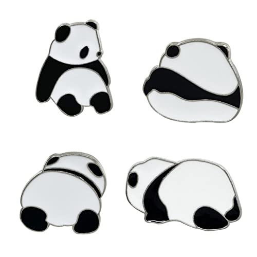 Holibanna 4stücke Panda Brosche Aus Panda-design Brustnadel Accessoire Für Frauen Dekorative Tier Brosche Für Geburtstag Und Weihnachten von Holibanna