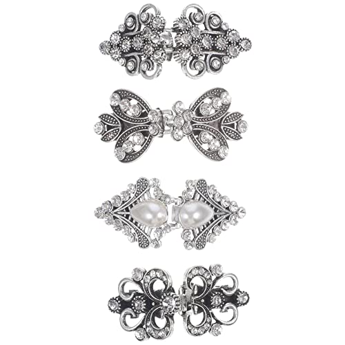 Holibanna 4stücke Vintage Broschen Eleganter Strickjacken Clip Retro Kleidung Accessoires Vielseitige Verwendung Für Partys Hochzeiten Und Mehr Für Damenoutfits von Holibanna