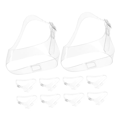 Holibanna 5 Paare Tpu Transparente High Heel Straps Unsichtbare Elastische Schuhbänder mit Rutschfester Dreieckiger Struktur für Festen Halt bei Lockeren Pumps Damen von Holibanna