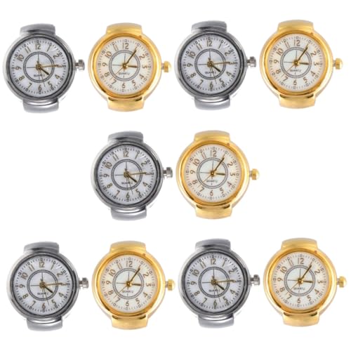 Holibanna 5 Sätze Digitale Ringuhr Damen Fingeruhr Ringe Fingeruhren Vintage Uhren Für Herren Paaruhr Digitaluhren Mini Ringuhr Dekorative Fingeruhr Ringuhren 2 Stücke * 5 von Holibanna