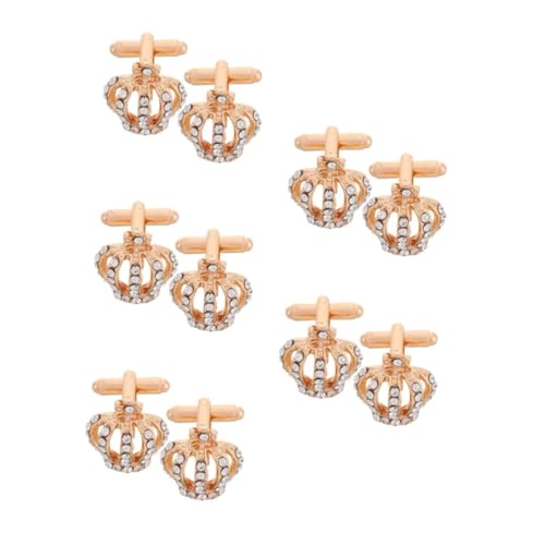 Holibanna 5 Sätze Manschettenknöpfe Mit Krone Rutenzubehörgriff Riemenkeulen Rhinestone Manschettenknöpfe Goldene Manschettenknöpfe Anzughemd Nieten Manschettenknöpfe Für Hemden 2 Stück * 5 Holibanna 5 Sätze Manschettenknöpfe Mit Krone Rutenzubehörgriff Riemenkeulen Rhinestone Manschettenknöpfe Goldene Manschettenknöpfe Anzughemd Nieten Manschettenknöpfe Für Hemden 2 Stück * 5 von Holibanna