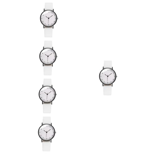 Holibanna 5-teilige Stilvolle Armbanduhr Für Damen Leichte Armbanduhr Einfache Ablesung Festivalgeschenk Für Damen von Holibanna