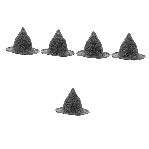 Holibanna 5st Hexenhut Bucket Hat Hexen-cosplay-kostüm Hexenhüte Für Frauen Maskerade Hexenhut Glitzerstirnbänder Für Damen Hexenhut Aus Leder Beckenhut Abschlussball Fräulein Baumwolle von Holibanna