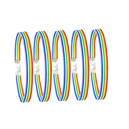 Holibanna 5 Stück Regenbogen Webband Halsketten Breit Schlüsselbein Schmuck Damen Mädchen Modisch Langlebig für Strandparty Abschlussfeier Urlaub und Besondere Anlässe Holibanna 5 Stück Regenbogen Webband Halsketten Breit Schlüsselbein Schmuck Damen Mädchen Modisch Langlebig für Strandparty Abschlussfeier Urlaub und Besondere Anlässe von Holibanna