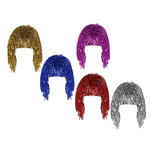 Holibanna 5stücke Teiliges Bunter Cosplay-perücken Für Damen Und Herren Strapazierfähige Haarteile Für Kostümparty Maskerade Und Karneval Vielseitig Einsetzbar Und Anpassbar Holibanna 5stücke Teiliges Bunter Cosplay-perücken Für Damen Und Herren Strapazierfähige Haarteile Für Kostümparty Maskerade Und Karneval Vielseitig Einsetzbar Und Anpassbar von Holibanna