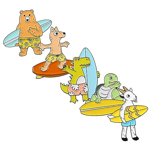 Holibanna 5 Stücke Cartoon Broschen Dekorative Anstecknadeln für Damen Emaille Broschen Niedliche Tiermotive für Jacken Taschen und Hüte Holibanna 5 Stücke Cartoon Broschen Dekorative Anstecknadeln für Damen Emaille Broschen Niedliche Tiermotive für Jacken Taschen und Hüte von Holibanna
