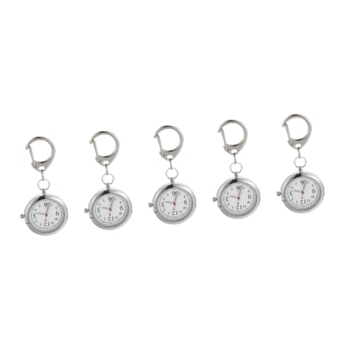 Holibanna 5st Krankenschwester Uhr Geschenke Für Studenten Nacht Leuchtende Uhr Herrenarmbanduhren Strassbroschen Für Damen Pflege Rucksack Nahe Rostfreier Stahl Schmücken Mann Taschenuhr von Holibanna