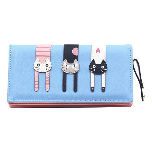 Holibanna 5St Lange Damengeldbörse Damen Geldbörse Geldbörsen für Damen Clutch-Geldbörse mit Reißverschluss Karikatur Kleingeldbörse für Münzen Kinderkartenhalter Brieftasche im Langen von Holibanna