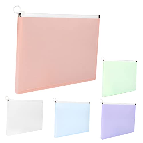 Holibanna 5stücke Teiliges Großer Reißverschluss-federmäppchen Tragbare Schreibwaren-Organizer Für Schule Und Büro Aufbewahrung Von Stiften Kosmetik Und Kleinen Gegenständen von Holibanna