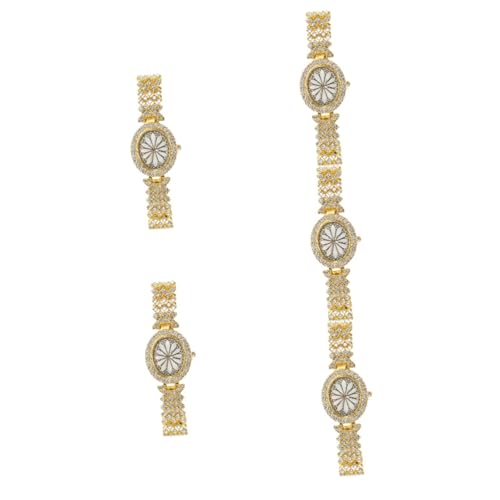 Holibanna 5St Damenuhr Diamantuhr Ornament Armbanduhr dekor dekorative Armbanduhr empfindlich von Holibanna