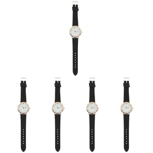 Holibanna 5St mattierte Quarzuhr Geschenke für Erwachsene Digitaluhren für Damen Freizeituhr Armbanduhr dekor dekorative Uhr Modeuhr empfindlich Anschauen Schmuck schmücken Student Gurt Glas von Holibanna