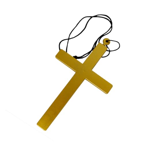 Holibanna 5St Halloween-Ornament Kreuzkette Lieferungen Männer Kreuz Halskette Jesus-Anhänger kreuzen eine Halskette Halsketten priester kreuz Mönchskreuz bilden Requisiten von Holibanna