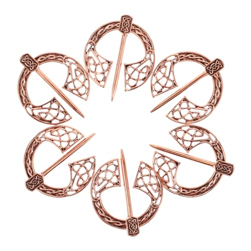 Holibanna 6 Schalnadeln: Retro- -broschen Für Damen Und Herren – Vintage-anstecknadeln Aus Legierung Für Kleidung – Mittelalterliche Brosche, Umhang, Schalschnalle, Schmuck Für von Holibanna