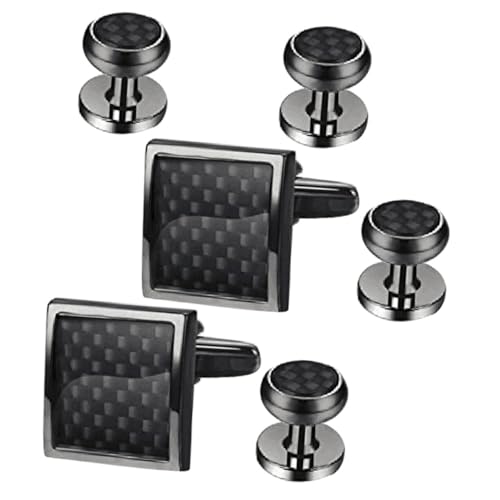 Holibanna 6 Stück Herren Manschettenknopf Set Teilig mit Eleganten Shirt Stiften Tuxedo Zubehör für Festliche Anlässe und Hochzeiten Stilvolles Design Gun Holibanna 6 Stück Herren Manschettenknopf Set Teilig mit Eleganten Shirt Stiften Tuxedo Zubehör für Festliche Anlässe und Hochzeiten Stilvolles Design Gun von Holibanna