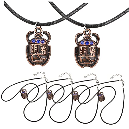 Holibanna Ägyptische Halskette 6 Stück Retro Anhänger Schmuck für Herren und Damen Langlebig Legierung für Partys und Besondere Anlässe von Holibanna