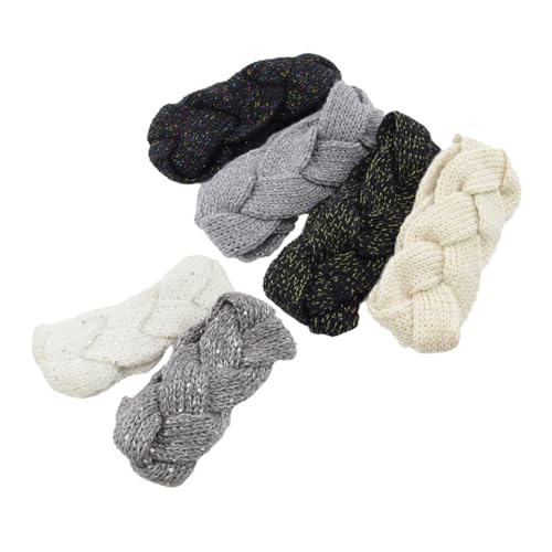 Holibanna 6stücke Stirnband Winter Damen Gestrickt Warmes Ohrwärmer Für Skaten Laufen Wandern Outdoor Alltag von Holibanna