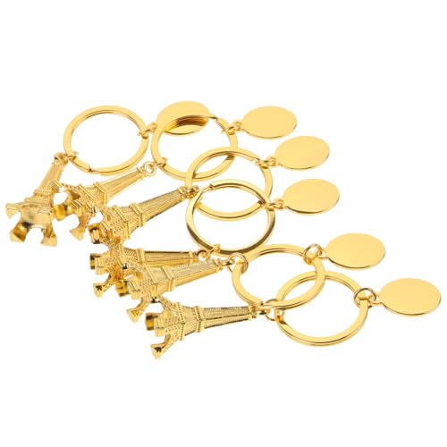 Holibanna 6stücke Eiffelturm Schlüsselanhänger Teiliges Vintage Elegante Tasche Dekoration Souvenir Für Reisende Und -Liebhaber Hochwertige Handwerkskunst von Holibanna