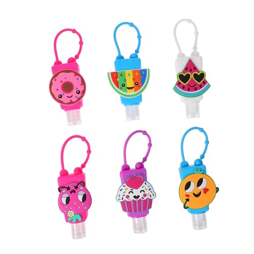 Holibanna 6stücke Silikon-lotionbehälter Leere Reiseflasche Flüssigseifenbehälter Handaufbewahrungsbehälter Tragbar Auslaufsicher Mit Silikonhaken Für Shampoo Flüssigseife Handcreme Und Cart von Holibanna