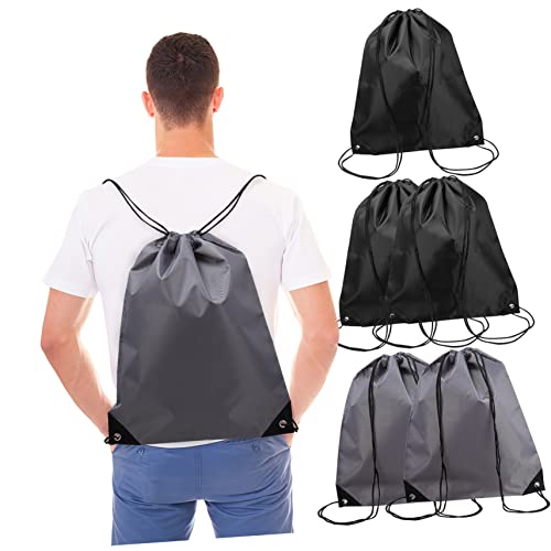 Holibanna 6stücke Kordelzug Rucksack Aus Polyester Für Sport Und Outdoor Mit Wasserspritzgeschützter Oberfläche Groß Für Wasserflasche Handtuch Regenschirm Geeignet Für Fitnessstudio Wandern von Holibanna