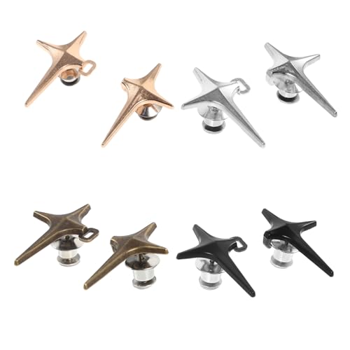 Holibanna 8 Paare Verstellbare Jeansknopf Pins für Taillenanpassung Abnehmbar für Hosen Röcke Kleider Einfache Handhabung Beschädigungsfrei Vielseitig Einsetzbar von Holibanna