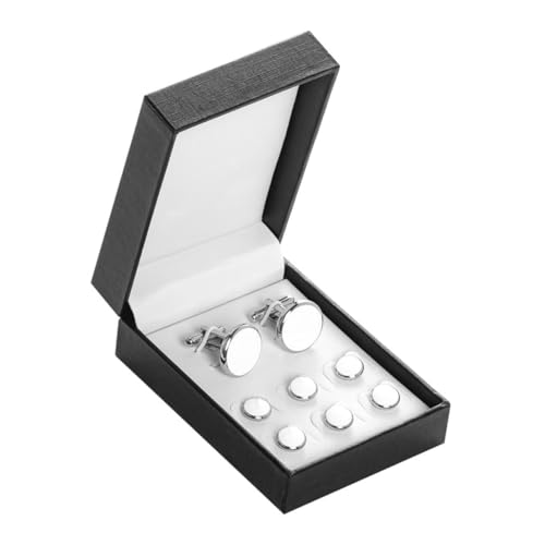 Holibanna 8 Stück Hemdmanschettenknopfanzug Manschettenknöpfe herren Bräutigam Manschettenknöpfe Manschettenlinks Shirt Kupfer von Holibanna