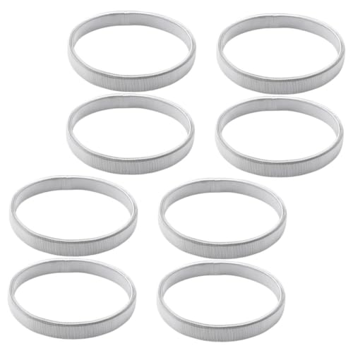 Holibanna 8 Stück Teiliges Rutsch Metall Ärmelhalter Armbänder Verstellbare Elastische Hemdärmel Bänder für Herren und Damen Stilvolle Drahtgeflecht Armbänder Unisex und Modern von Holibanna