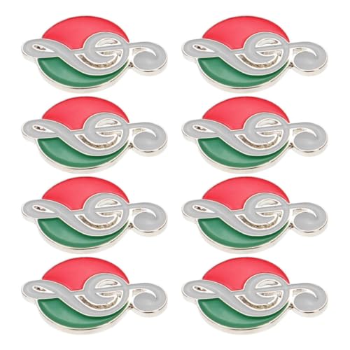 Holibanna 8 Stück Teiliges Vintage Musiknoten Anstecknadeln mit Emaille Kreative Musikinstrument Broschen für Damen Stilvolle Schmuck Accessoires für Kleidung Rucksäcke und Hüte von Holibanna