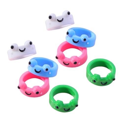 Holibanna 8stücke Resin Frosch Für Lustige Tierdesigns Dekorative Fingerringe Farbenfrohe Schmuckstücke Für Partys Und Besondere Anlässe Holibanna 8stücke Resin Frosch Für Lustige Tierdesigns Dekorative Fingerringe Farbenfrohe Schmuckstücke Für Partys Und Besondere Anlässe von Holibanna