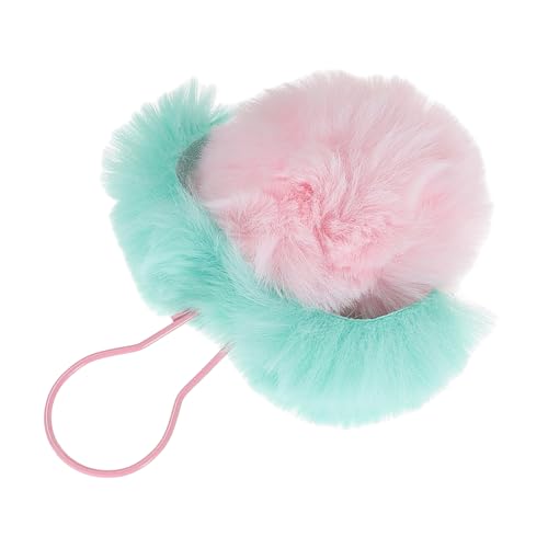 Holibanna Flauschiger Pom-pom-schlüsselanhänger Obst-Design Schlüsselanhänger Süßer Taschenanhänger Puffball Schlüsselanhänger Für Rucksack Geldbörse von Holibanna