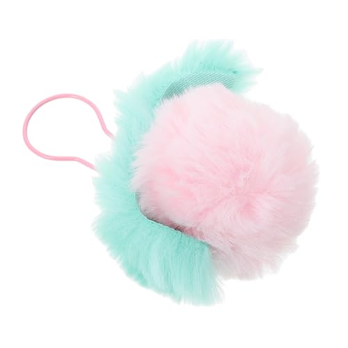 Holibanna Anhänger Aus Pfirsichfarbenem Fellimitat Pelz Schlüsselanhänger Puffball Schlüsselanhänger Fuchs Schlüsselanhänger Pom Pom Schlüsselanhänger Masse Tasche Bommel Rosa Kunstwolle von Holibanna