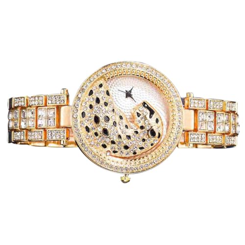 Holibanna Damen Analog Quarz Armbanduhr Goldene Freizeituhren Für Damen Mit Design von Holibanna
