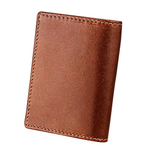 Holibanna Antimagnetische Geldbörse Echtem Für Brauner Geldbeutel Mit Schutz Vor Betrug Und Diebstahl Für Alltag Und von Holibanna