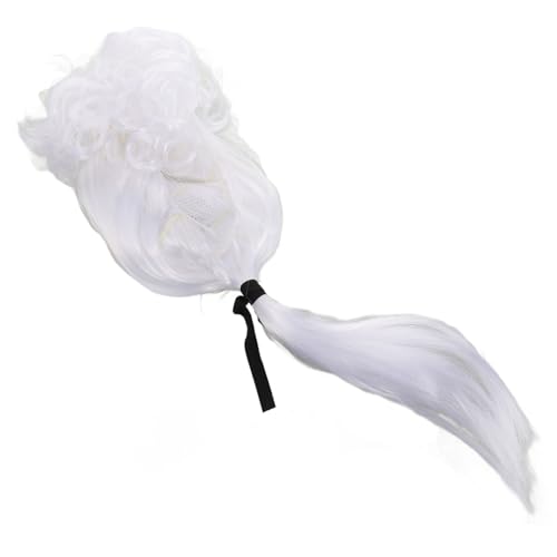 Holibanna Anwaltsperücke Richterperücke Cosplay-perücke Perücke Für Bühnenauftritte Ausgefallenes Kleid von Holibanna