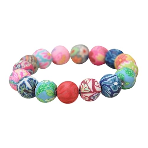 Holibanna Buntes Armband Stretcharmbänder Für Damen Armbänder Für Frauen Elastisches Armband Dame Armband Schönes Armband Bunte Perlenarmbänder Fräulein Freundschaft Strand von Holibanna