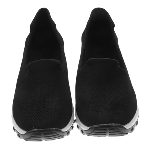 Holibanna Atmungsaktive Damen Freizeitschuhe mit Rutschfester Sohle Elastisch und Leicht Flache Sommerschuhe für Alltag Sport und Reisen Bequeme Schuhe für Frauen von Holibanna