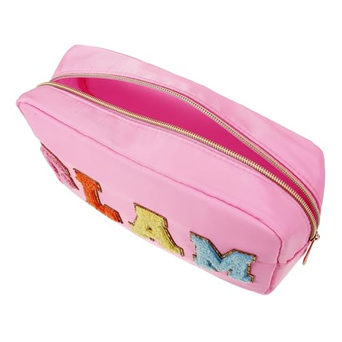 Holibanna Makeup Organizer Für Frauen Stylische Tragbare Kosmetiktasche Großem Fassungsvermögen Frischen Farben Für Reisen Und Tägliche Pflegeprodukte von Holibanna