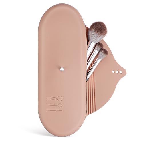 Holibanna Makeup Pinsel Aufbewahrungstasche Tragbarer Kosmetik Organizer Langlebige Reisetasche Für Beauty Pinsel Kompaktes Design Für Unterwegs Praktische Lösung Für Kosmetikzubehör von Holibanna