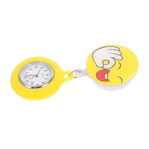 Holibanna Ausziehbare Schwestern-Taschenuhr medizinische Uhr Pflege Taschenuhr Schwesternuhren für Damen Krankenschwester Taschenuhr niedlich Schwesterntisch Brustuhr Anschauen Student Glas von Holibanna