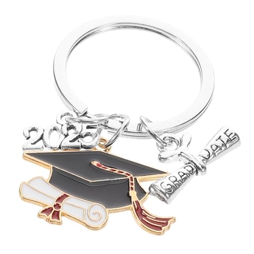 Holibanna Schlüsselanhänger Zum Schulabschluss 2025 Inspirierender Absolventen-schlüsselring Zur Abschlusssaison Abschlussklasse 2025 Andenken Schulabschluss von Holibanna