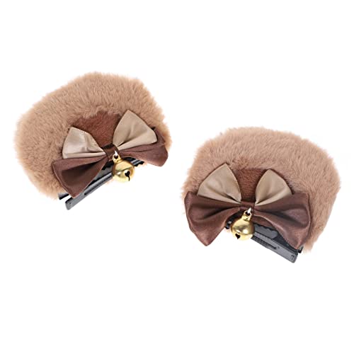 Holibanna Bärenohren Stirnband Mit Schleife Ohrclips Haarschmuck Für Mädchen Tier-haarschmuck Bärenglocken Kopfschmuck Cosplay Halloween Festival Accessoires von Holibanna