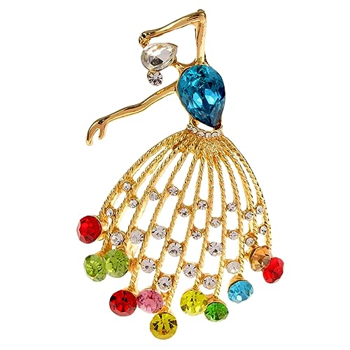 Holibanna Ballettmädchen Brosche Pin für Damen Strass Brosche als Ansteckschmuck für Anzüge und Kleider für Besondere Anlässe und Partys Holibanna Ballettmädchen Brosche Pin für Damen Strass Brosche als Ansteckschmuck für Anzüge und Kleider für Besondere Anlässe und Partys von Holibanna