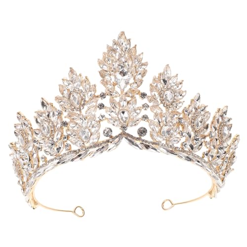 Holibanna Barock mit Funkelnden Strasssteinen Leicht und Ergonomisch Hochzeits Tiara für Frauen für Braut Geburtstag Ball und Festliche Anlässe von Holibanna